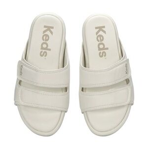 Keds Isla sandal slides in white size 8